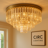 1920s Odeon Flushmount 32"